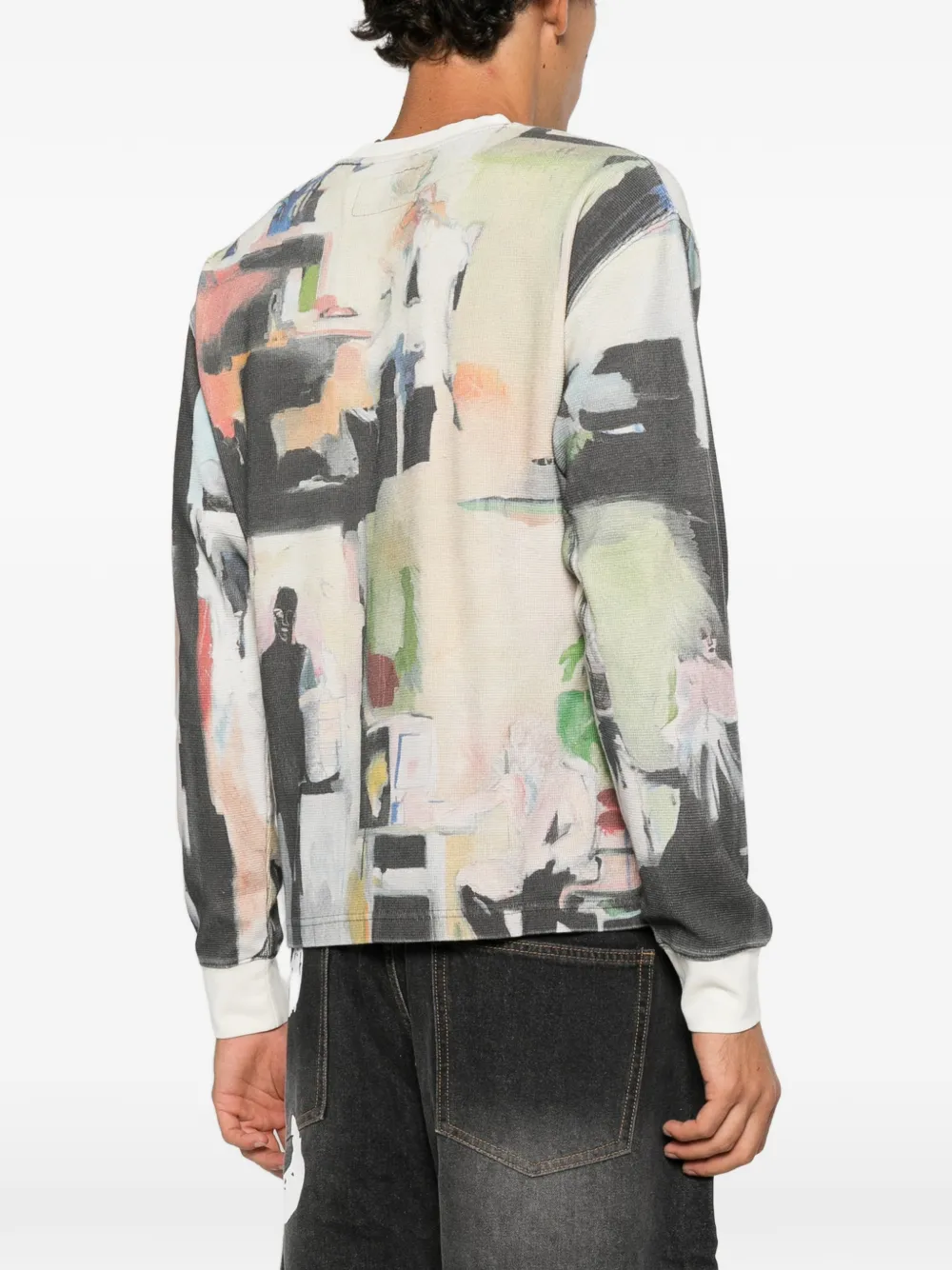KidSuper Sweater met grafische print Grijs