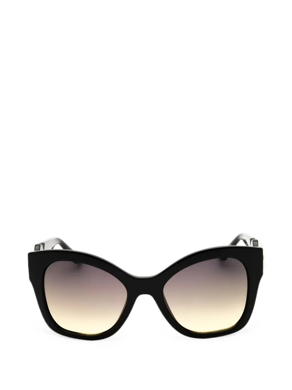GUESS EYEWEAR logo-plaque cat-eye sunglasses