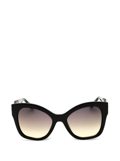 GUESS EYEWEAR logo-plaque cat-eye sunglasses