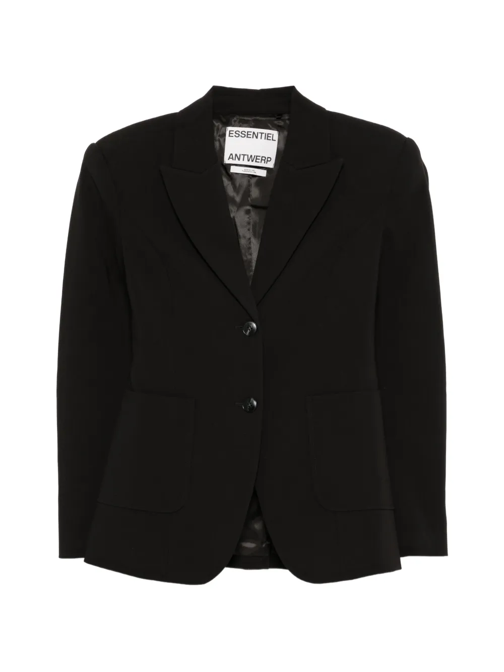 Essentiel Antwerp blazer Knightly à coupe ajustée - Noir Essentiel Antwerp blazer Knightly à coupe ajustée - Noir