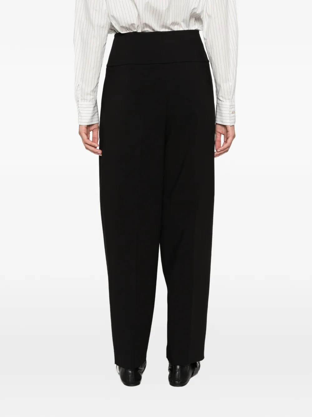 Essentiel Antwerp High waist plooibroek Zwart