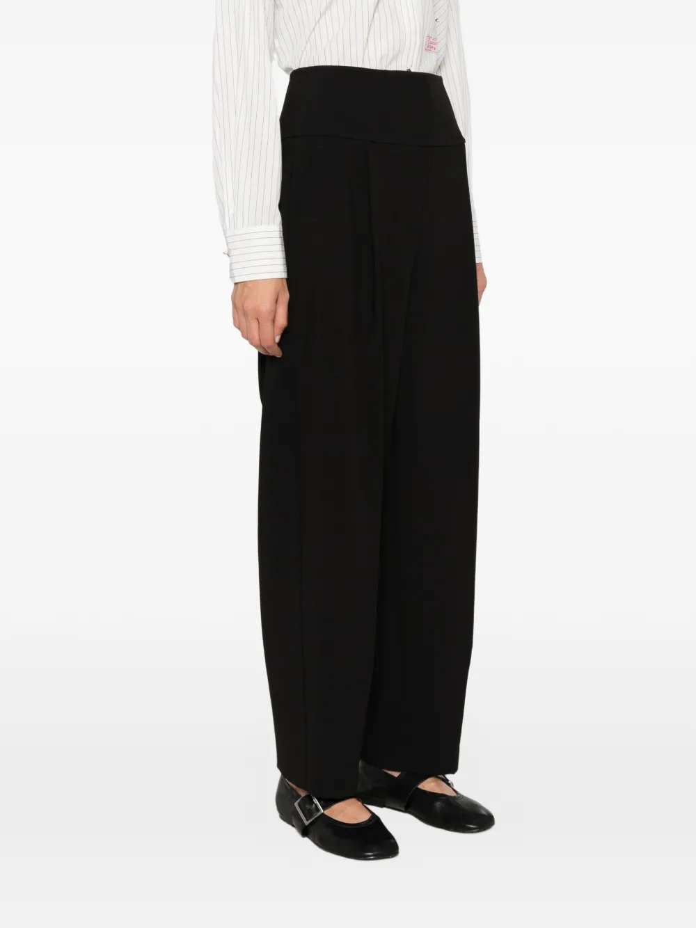 Essentiel Antwerp High waist plooibroek Zwart