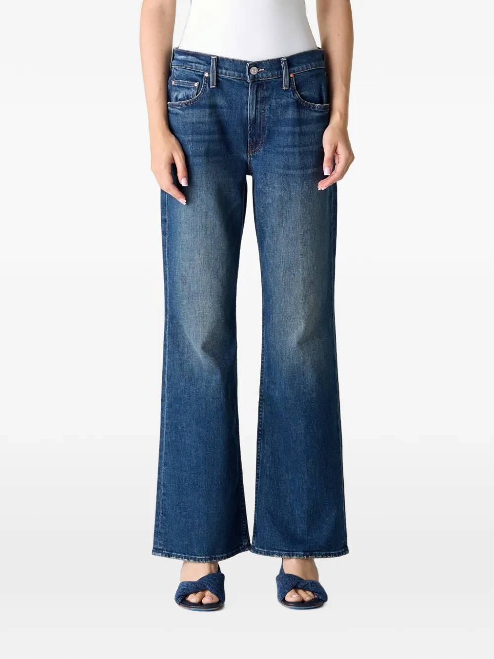 MOTHER The Bookie Sneak flared jeans