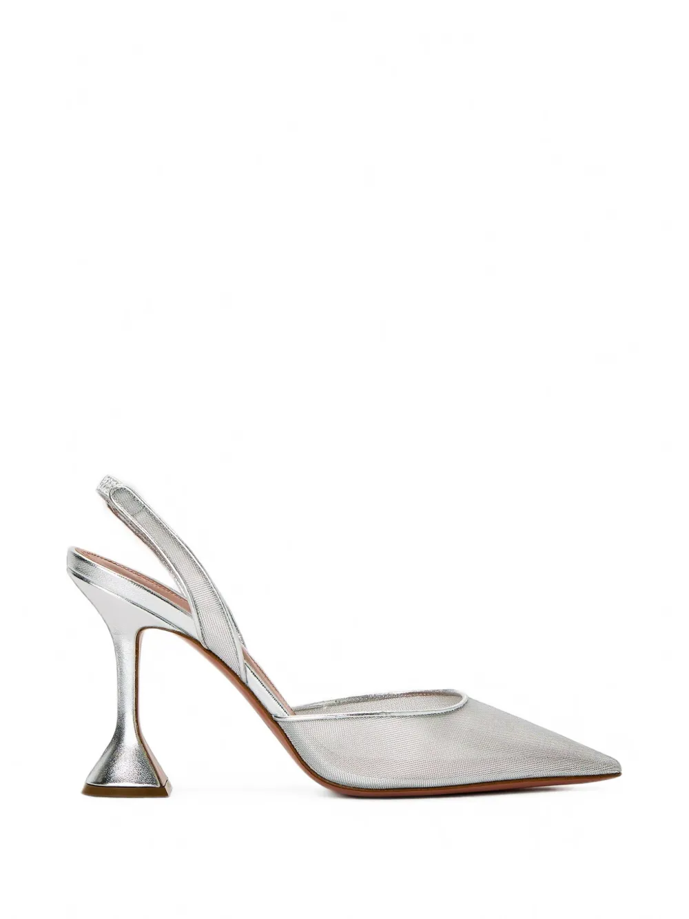 Amina Muaddi Holli mesh pumps