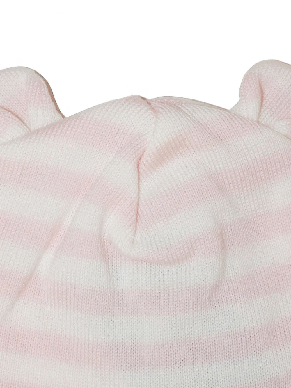 Little Bear Gestreepte muts met oordetail Roze