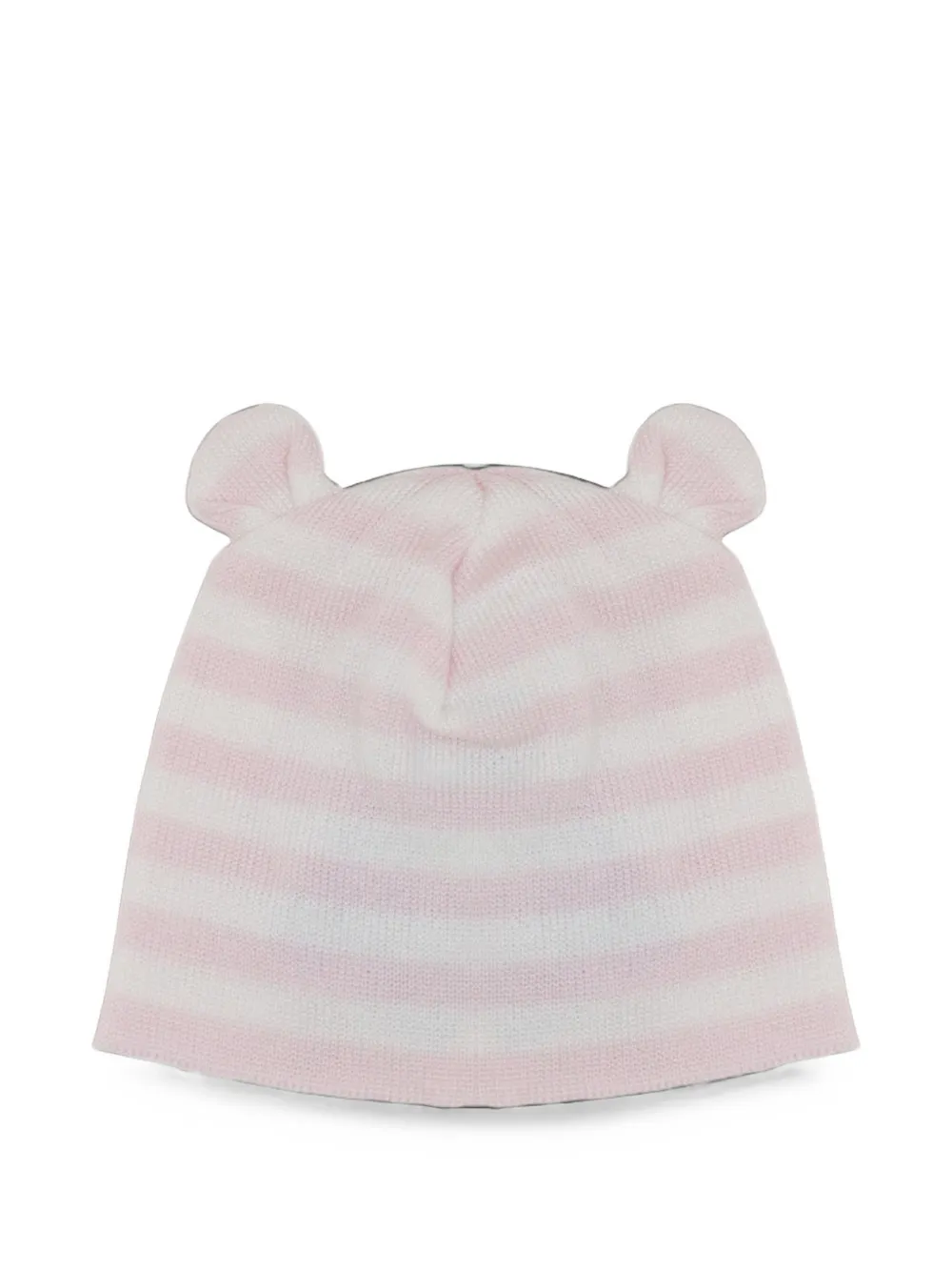 Little Bear Gestreepte muts met oordetail Roze