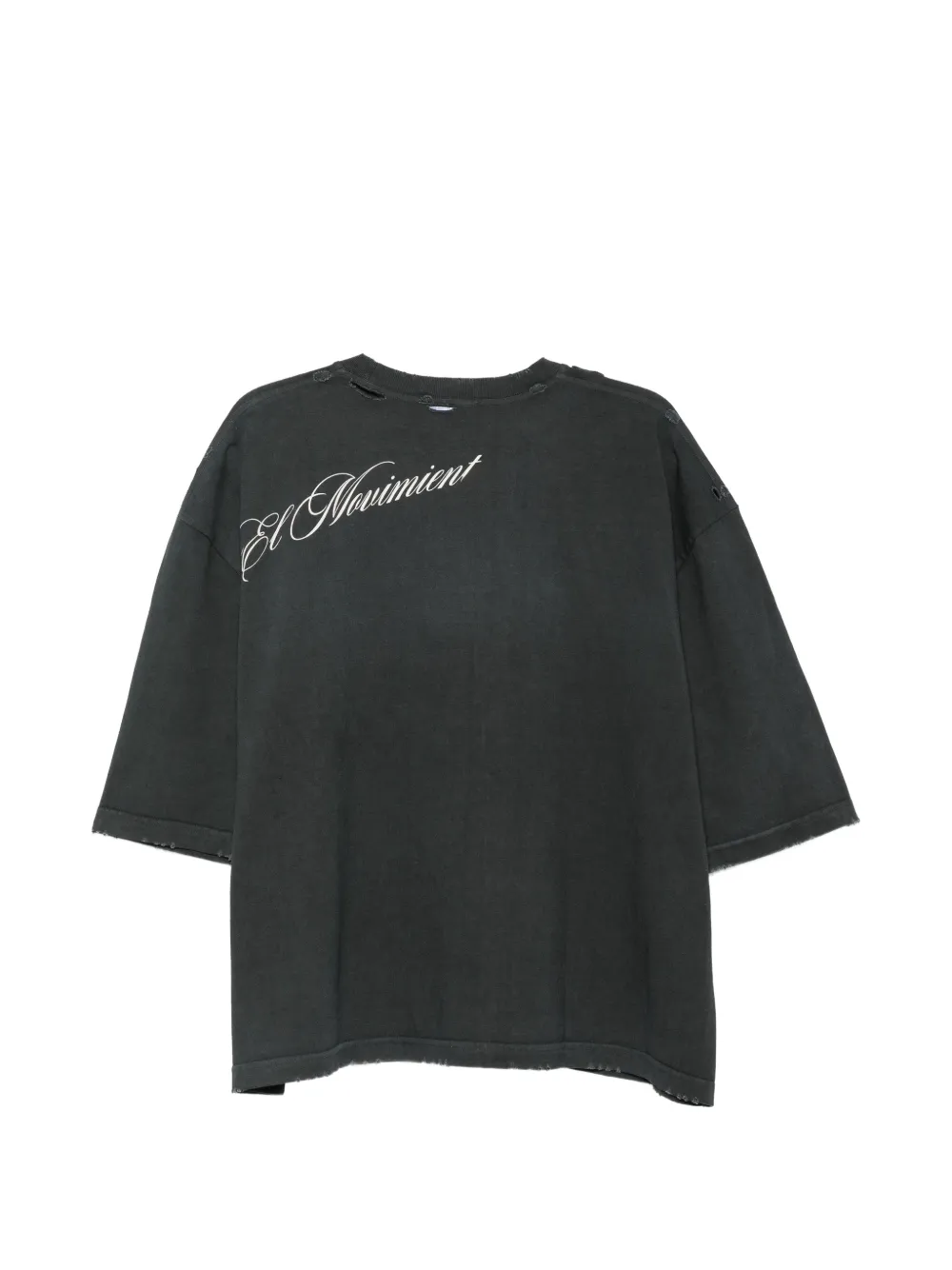 Willy Chavarria T-shirt met grafische print Zwart
