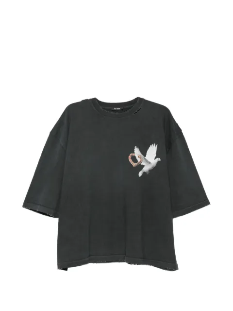 Willy Chavarria graphic-print distressed T-shirt