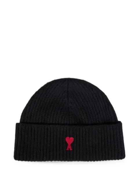 AMI Paris gorro de lana con motivo Ami de Coeur