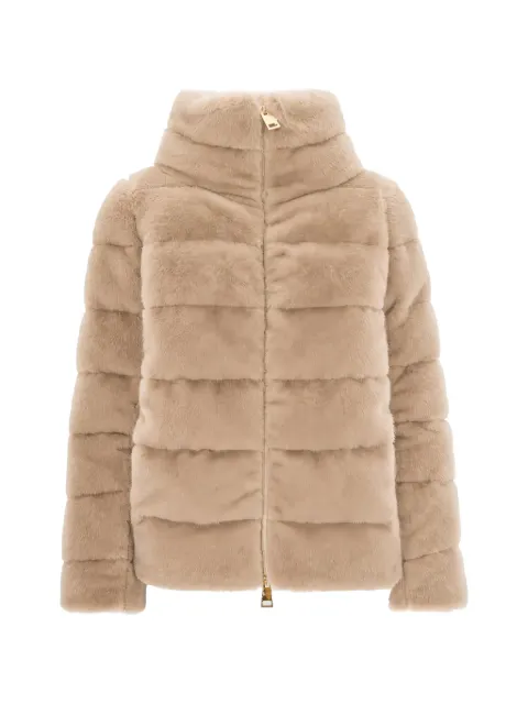 Herno quilted faux-fur jacket
