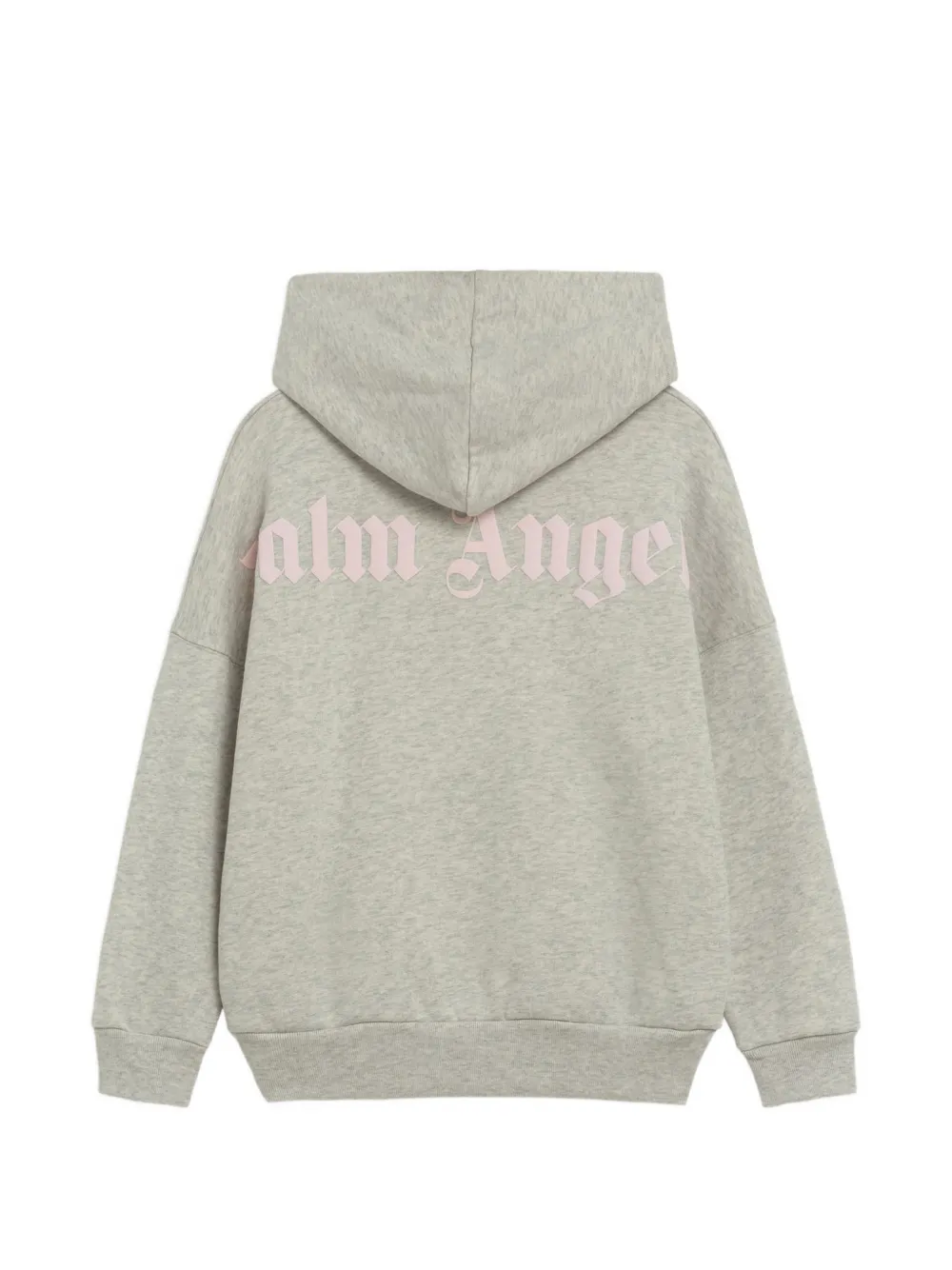 Palm Angels Kids Jersey hoodie met logoprint Grijs