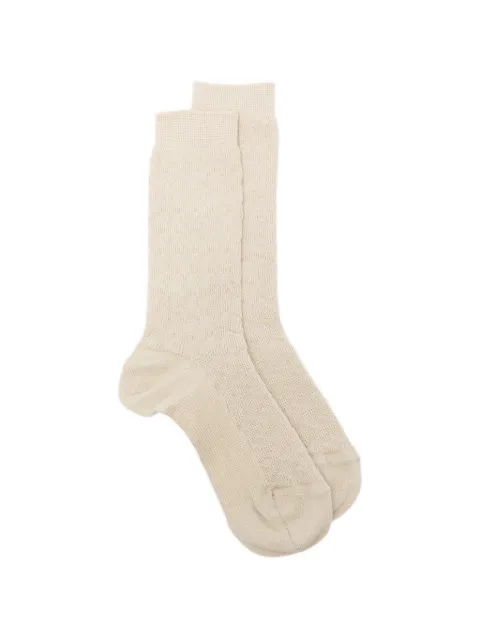 Missoni zigzag-knit socks