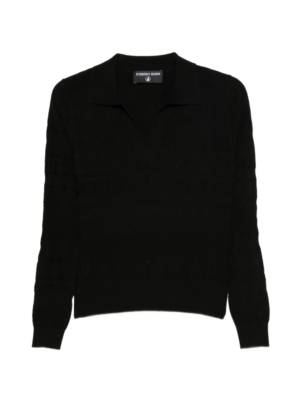 Iceberg intarsia-knit sweater