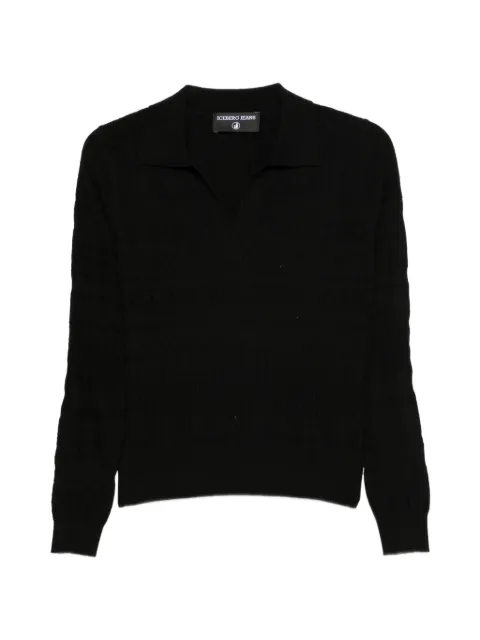 Iceberg intarsia-knit sweater