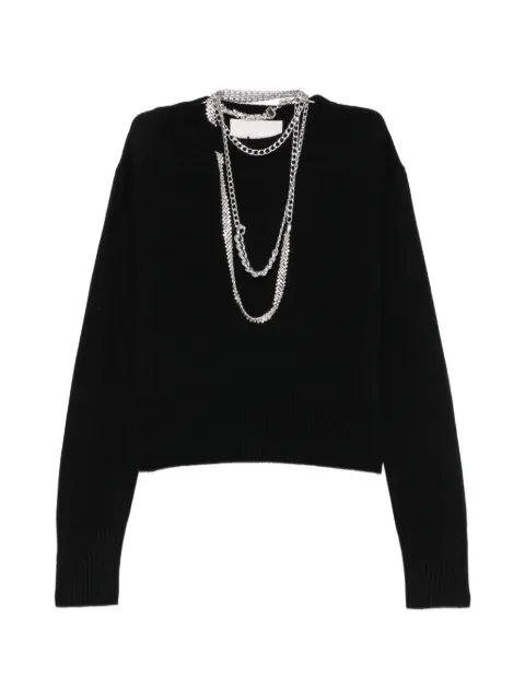 Circus Hotel chain-embellished sweater