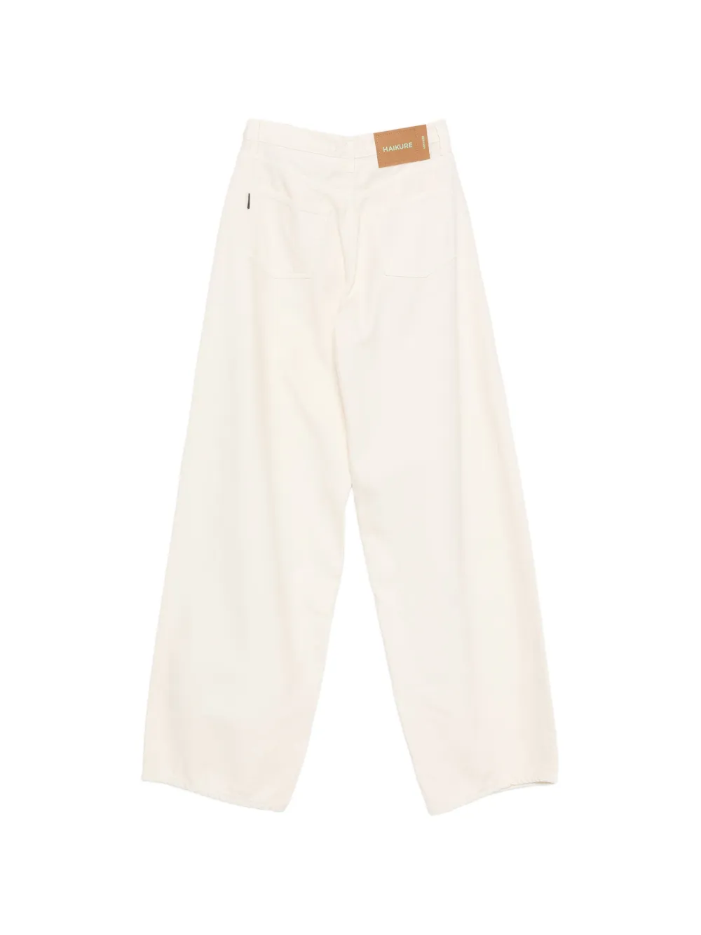 Haikure Jeans met wijde pijpen Beige
