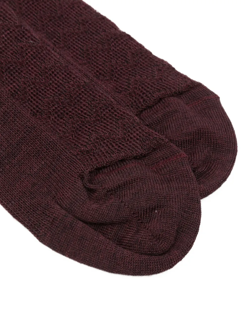 Missoni Gebreide sokken met zigzag-patroon Rood