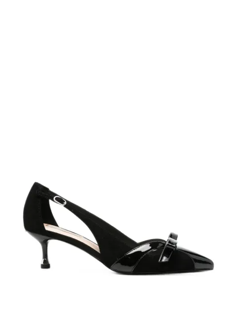 LIU JO Deva bow-detail slingback pumps