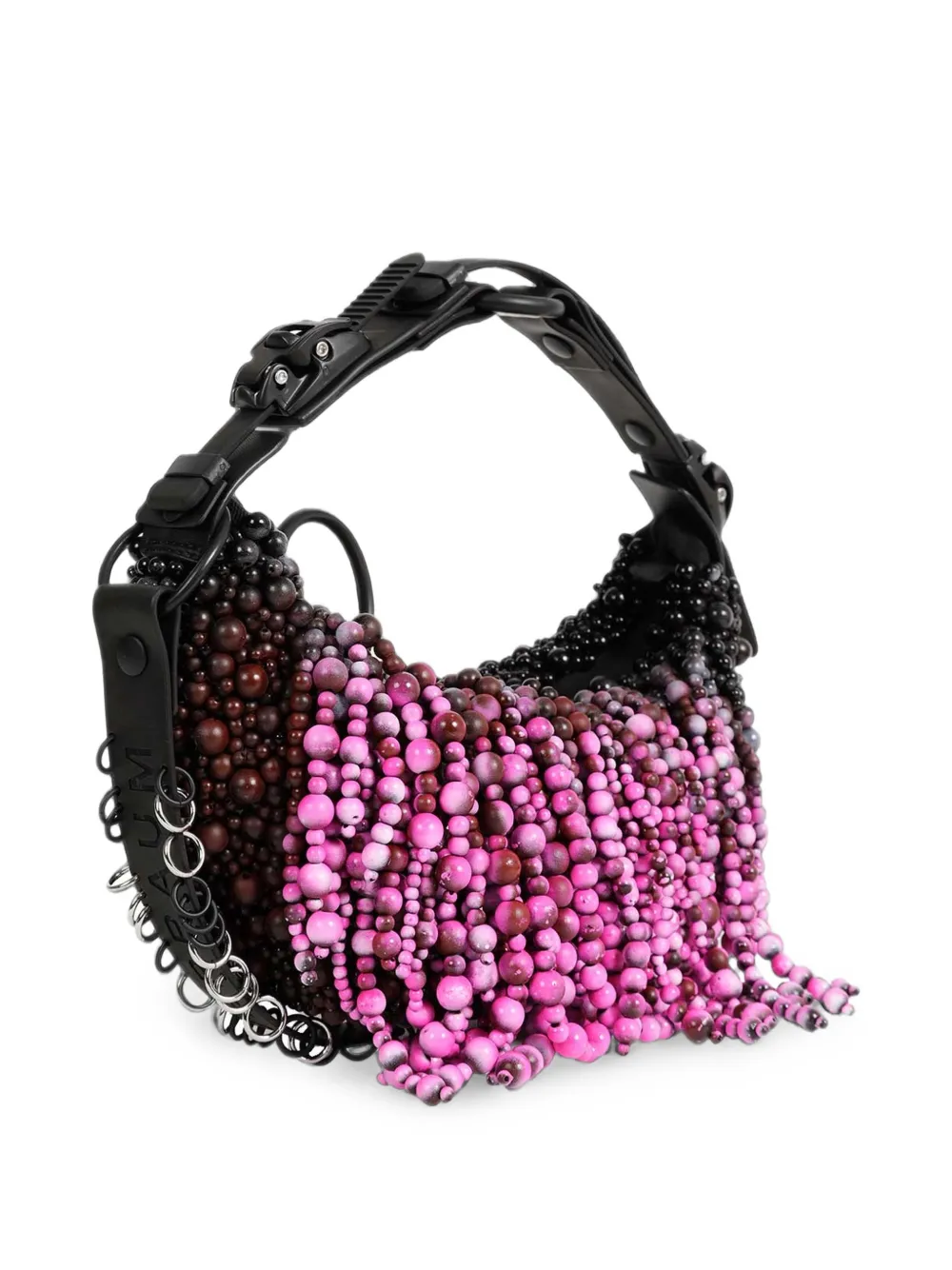 Innerraum Object HM00 shopper met kralen en franje Zwart