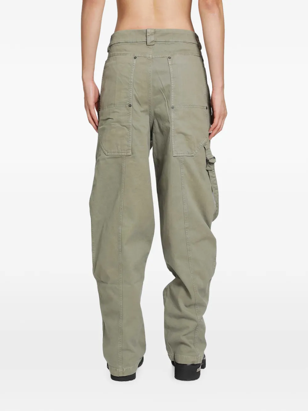 Off-White Cargo broek Groen