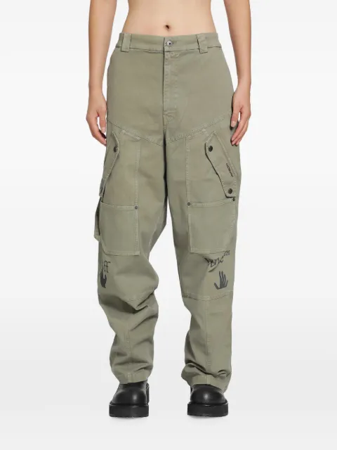 Off-White logo-print cargo pants