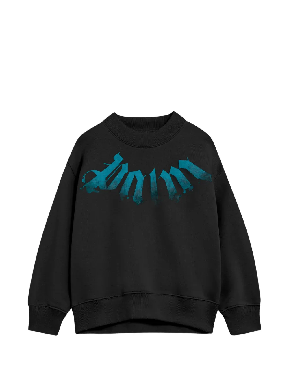 Palm Angels Kids Sweatshirt mit Logo-Print - Schwarz