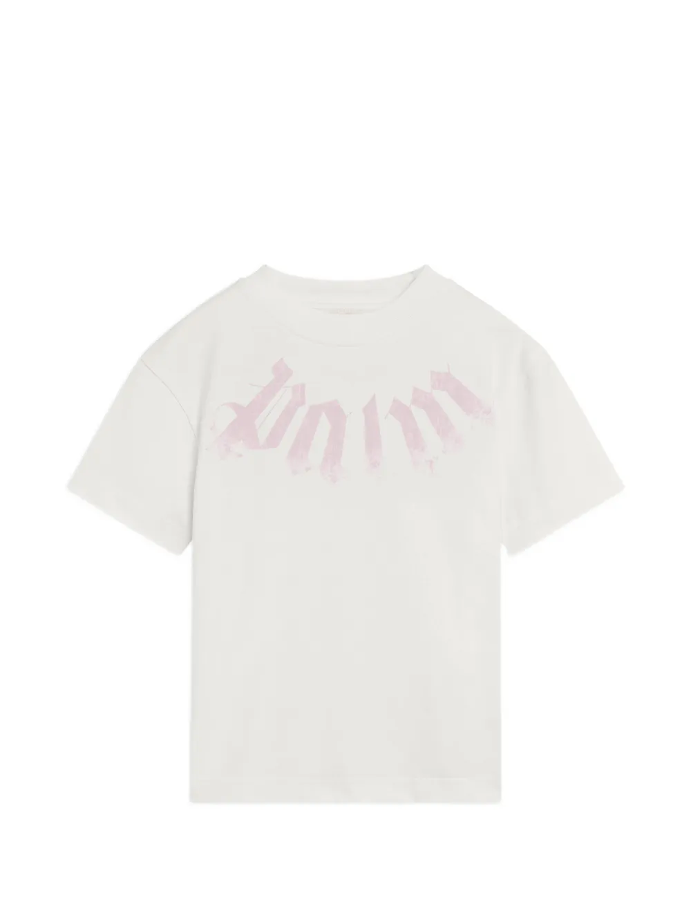Palm Angels Kids logo-print cotton T-shirt - Bianco