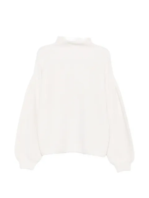ELY ELY ribbed-knit high-neck sweater