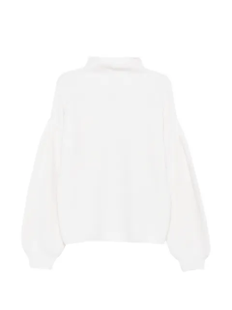ELY ELY ribbed-knit high-neck sweater