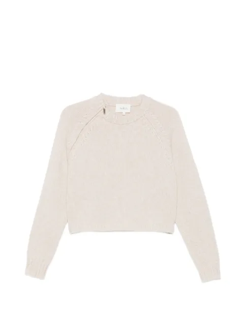 Ba&Sh zip-detail cable-knit sweater