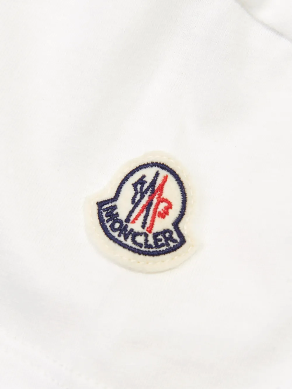 Moncler Enfant T-shirt met logo Wit