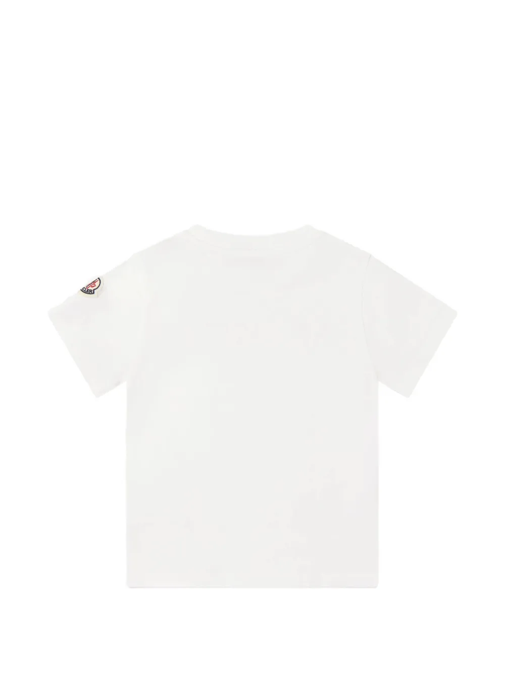 Moncler Enfant T-shirt met logo Wit