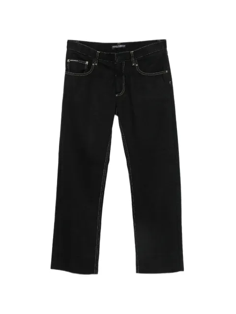 Dolce & Gabbana Pre-Owned 2000s contrast-stitch trousers