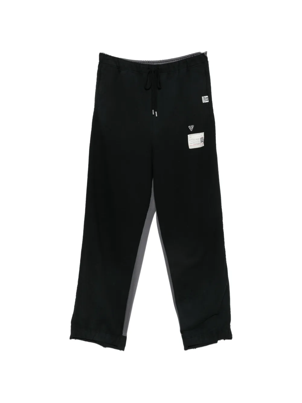 Maison MIHARA YASUHIRO logo-patch panelled track pants - Nero