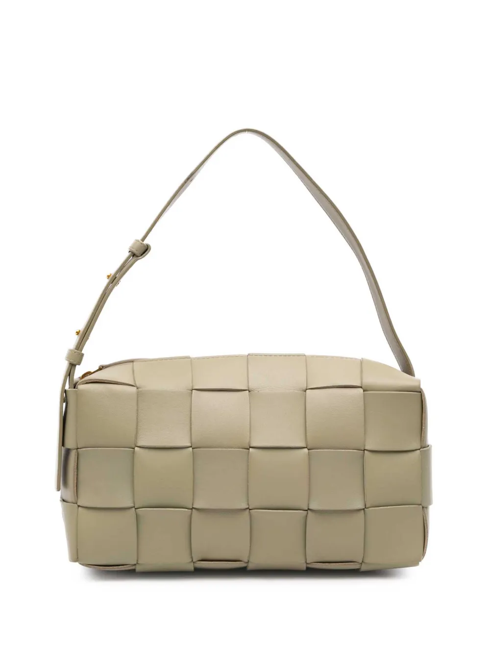 Bottega Veneta Pre-Owned 2012-2026 Nappa Intrecciato Brick Cassette shoulder bag - Toni neutri