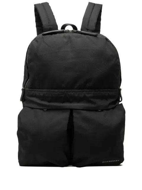 Burberry Pre-Owned 2000-2017 Leather Trimmed Nylon backpack