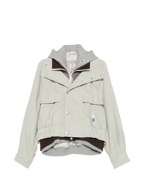 Maison MIHARA YASUHIRO chaqueta con capucha y capas