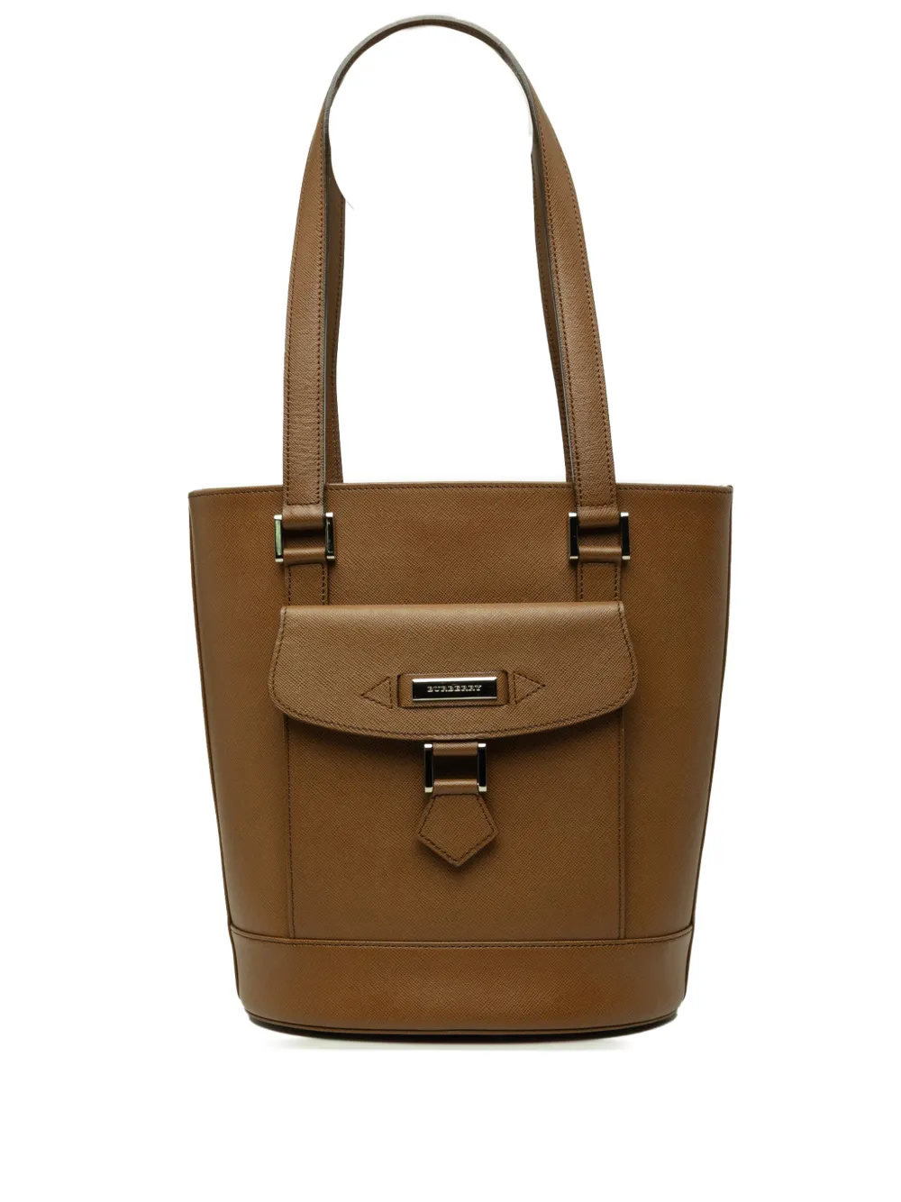 Burberry Pre-Owned 2000-2017 Leather bucket bag - Marrone
