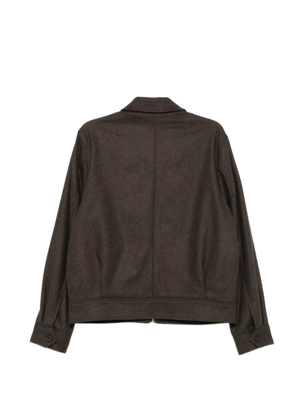 Paul Smith Cropped jack van wolblend met opgestikte zak Bruin