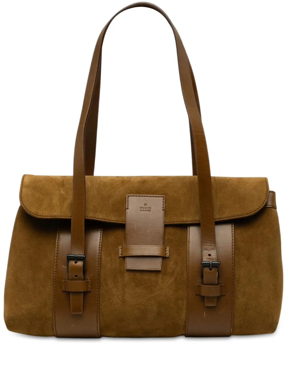 Gucci Pre-Owned 2000-2015 Suede Leather shoulder bag - Marrone