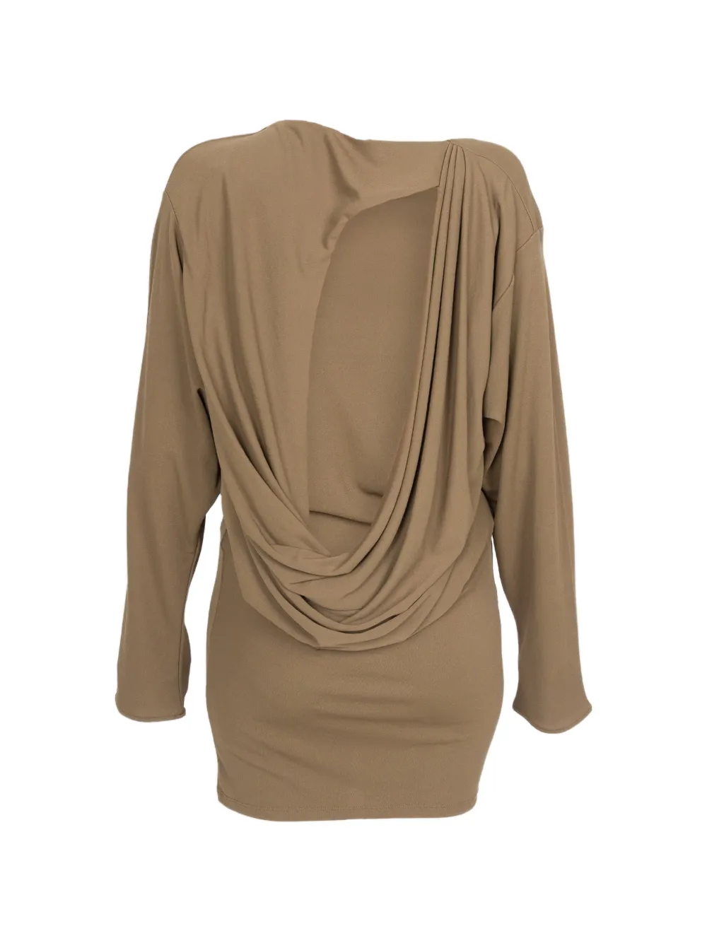 Jacquemus La Robe Mistral Open-back Mini Dress In Neutrals