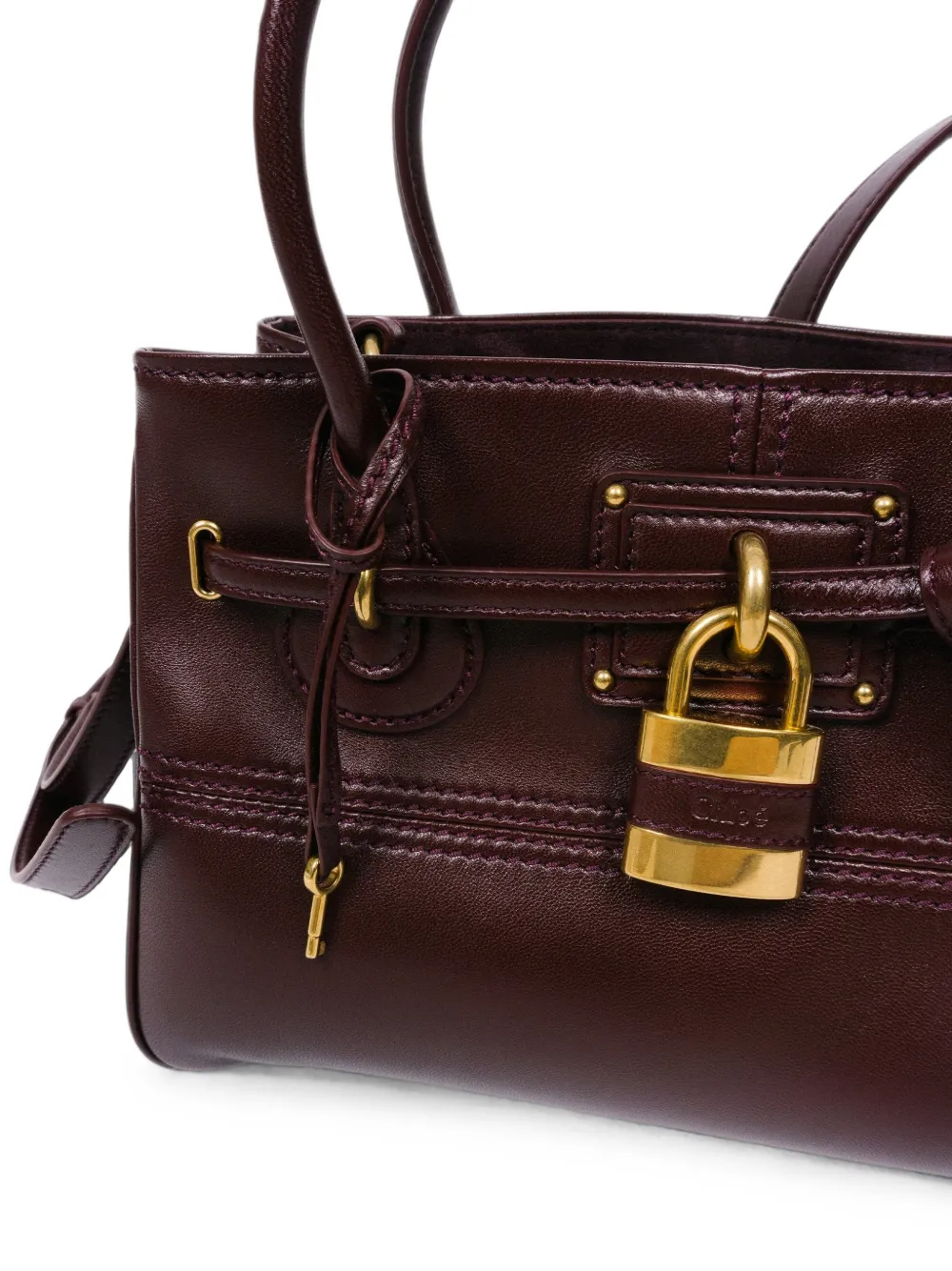 Chloé Paddington leren shopper Rood