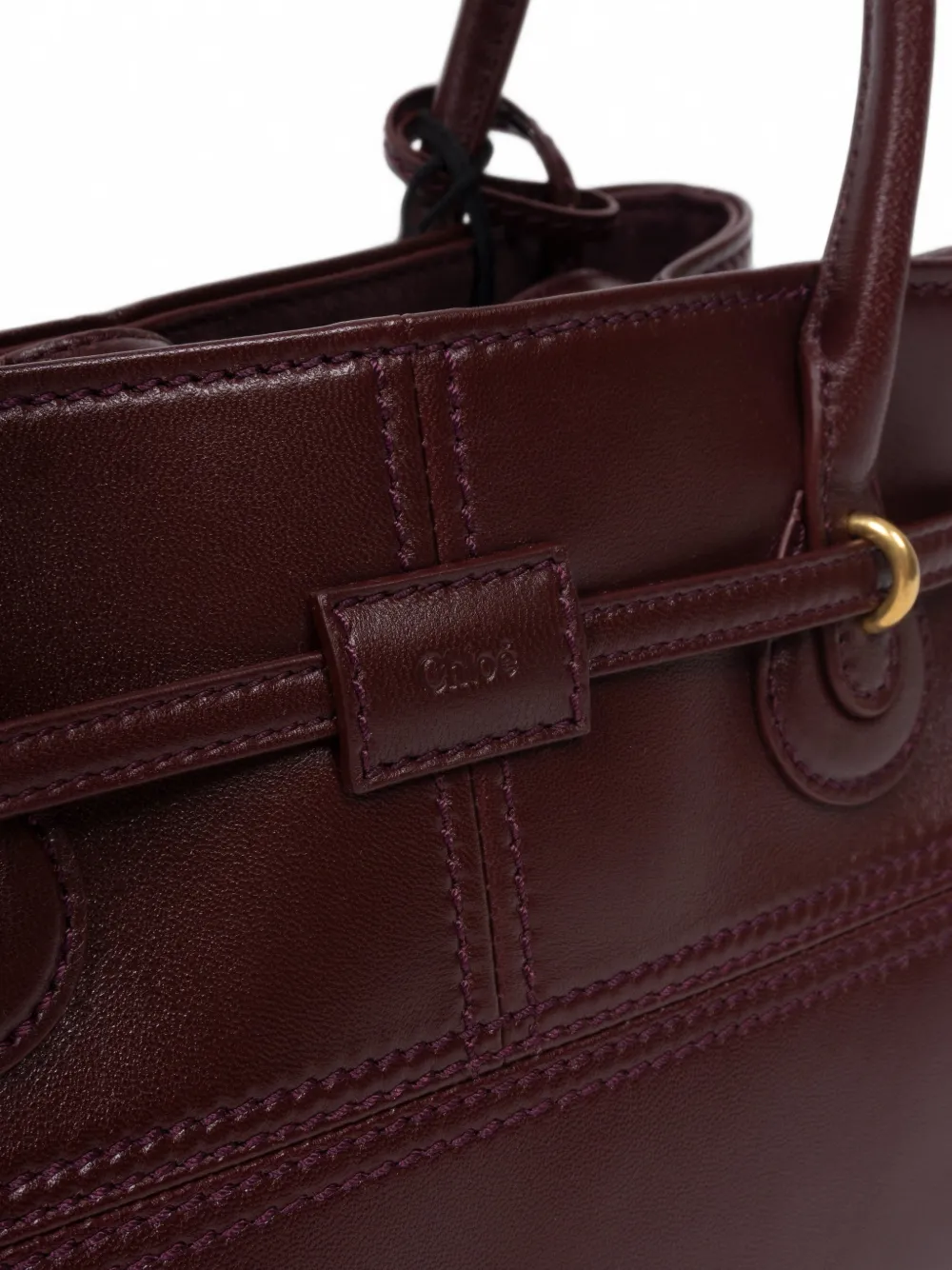 Chloé Paddington leren shopper Rood