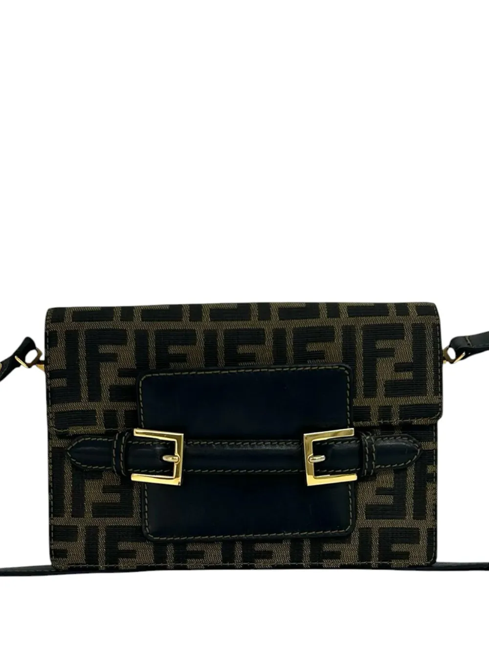 Fendi Pre-Owned 20th Century Zucca Canvas shoulder bag - Marrone