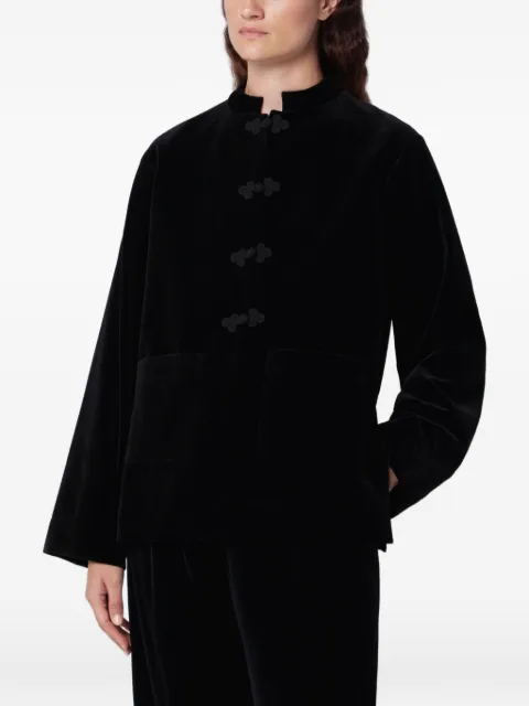 Róhe pankou closure velvet jacket