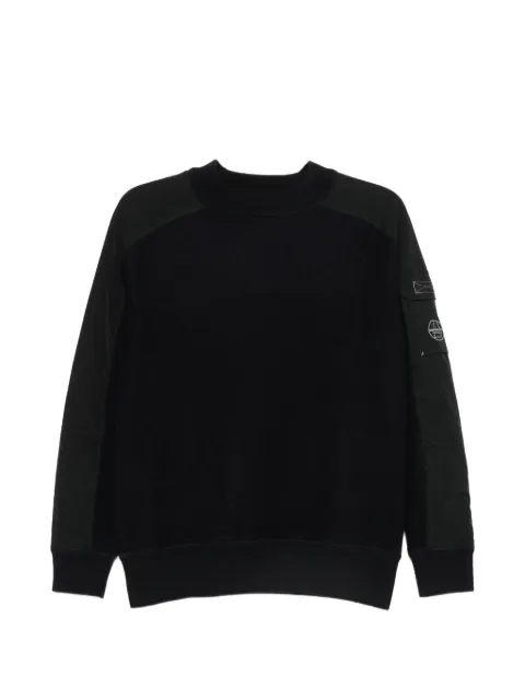 Murphy&Nye logo-patch panelled sweatshirt