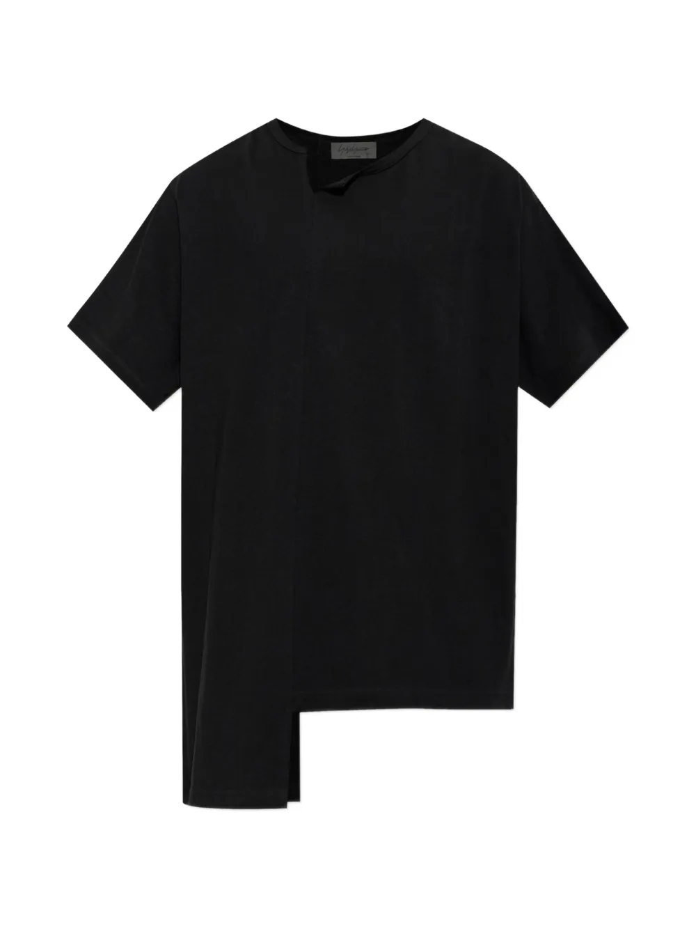 Yohji Yamamoto asymmetrical-cut T-shirt