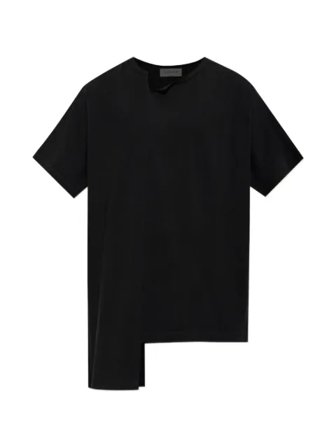 Yohji Yamamoto asymmetrical-cut T-shirt