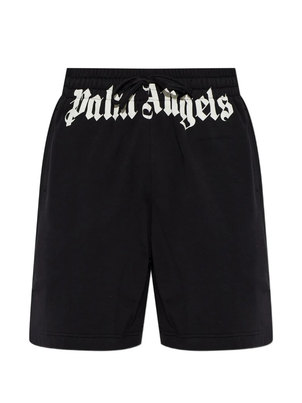 Palm Angels logo-print drawstring shorts