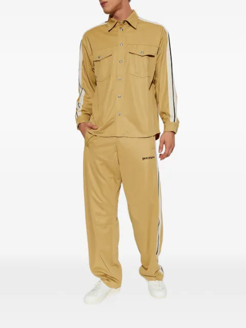 Palm Angels logo-print side-stripe track pants